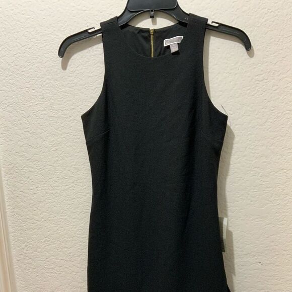CHELSEA28 Nordstrom sleeveless Fit & Flare Black lined Dress Size 0 - Picture 2 of 6